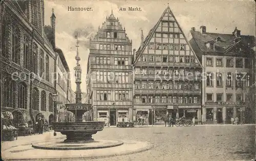 Hannover Markt Brunnen Altstadt Kat. Hannover