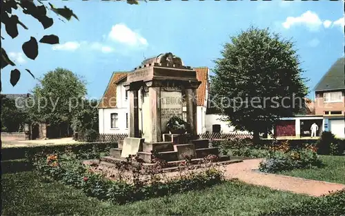 Bredenbeck Deister Ehrenmal Kat. Wennigsen (Deister)