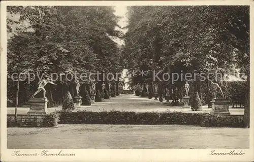 Herrenhausen Hannover Sommertheater Skulpturen Statue Schlossgarten Kat. Hannover