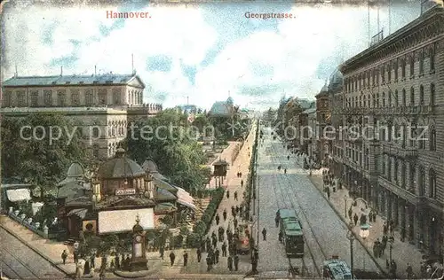 Hannover Georgstrasse Strassenbahn Kat. Hannover