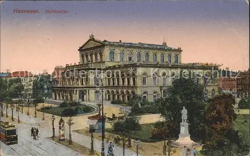 Hannover Hoftheater Denkmal Statue Kat. Hannover