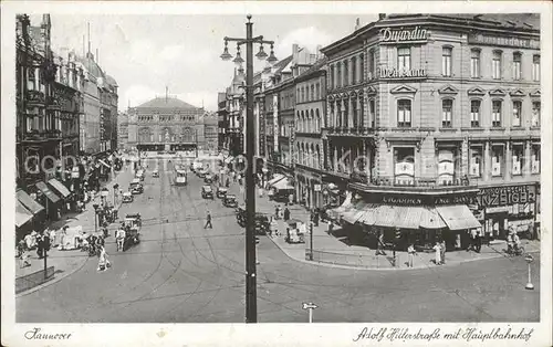 Hannover A.H.  Strasse Hauptbahnhof Kat. Hannover