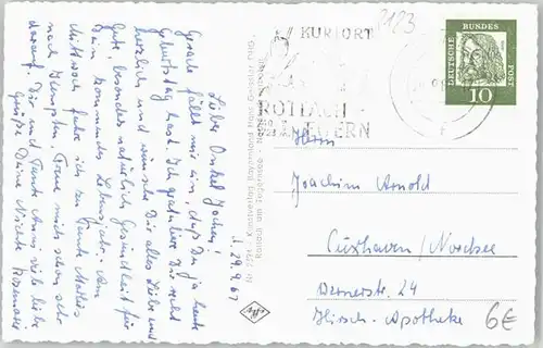 Rottach-Egern Rottach-Egern Wallberg x 1961 / Rottach-Egern /Miesbach LKR