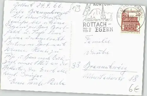 Rottach-Egern Rottach-Egern  x 1966 / Rottach-Egern /Miesbach LKR