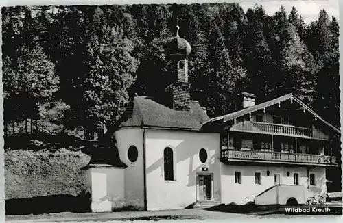 Wildbad Kreuth Wildbad Kreuth  ungelaufen ca. 1955 / Kreuth /Miesbach LKR