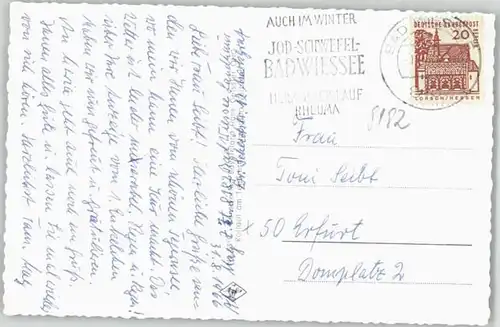 Bad Wiessee Bad Wiessee Wallberg x 1966 / Bad Wiessee /Miesbach LKR