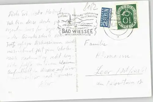 Bad Wiessee Bad Wiessee Wallberg x 1952 / Bad Wiessee /Miesbach LKR
