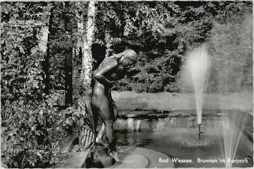 Bad Wiessee Bad Wiessee Brunnen ungelaufen ca. 1955 / Bad Wiessee /Miesbach LKR