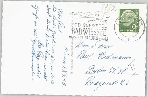 Bad Wiessee Bad Wiessee  x 1958 / Bad Wiessee /Miesbach LKR