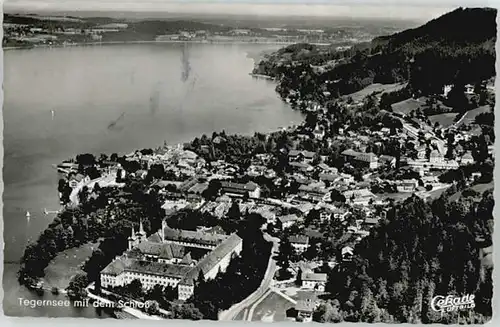 Tegernsee Tegernsee Fliegeraufnahme x 1963 / Tegernsee /Miesbach LKR