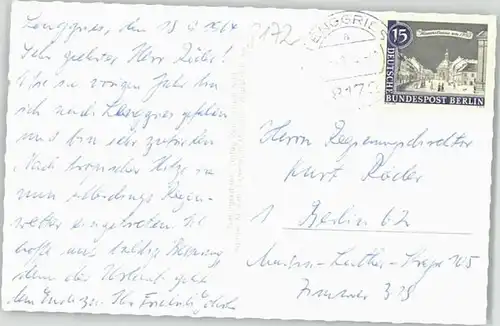 Lenggries Lenggries  x 1964 / Lenggries /Bad Toelz-Wolfratshausen LKR