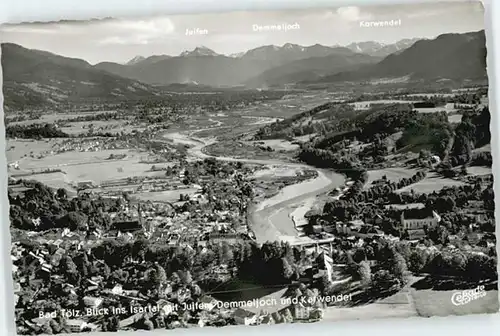 Bad Toelz Bad Toelz Demmeljoch Fliegeraufnahme  ungelaufen ca. 1955 / Bad Toelz /Bad Toelz-Wolfratshausen LKR