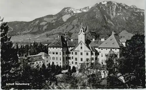 Lenggries Lenggries Schloss hohenburg ungelaufen ca. 1955 / Lenggries /Bad Toelz-Wolfratshausen LKR