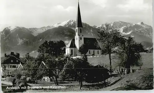 Arzbach Bad Toelz Arzbach Bad Toelz Brauneck Kirchstein x 1964 / Wackersberg /Bad Toelz-Wolfratshausen LKR