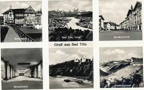 Bad Toelz Bad Toelz Marienstift Blombergerhaus ungelaufen ca. 1955 / Bad Toelz /Bad Toelz-Wolfratshausen LKR