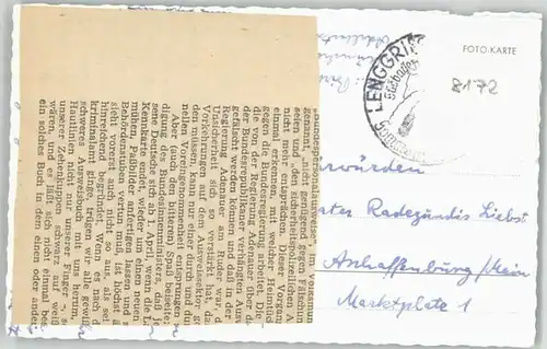 Lenggries Lenggries  x 1955 / Lenggries /Bad Toelz-Wolfratshausen LKR