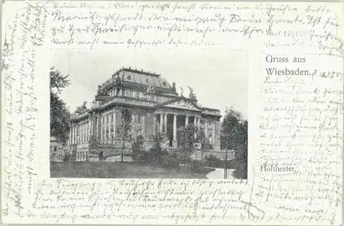 Wiesbaden Wiesbaden  x 1903 / Wiesbaden /Wiesbaden Stadtkreis