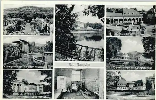 Bad Nauheim Bad Nauheim Johannisberg Ludwigsbrunnen x 1954 / Bad Nauheim /Wetteraukreis LKR