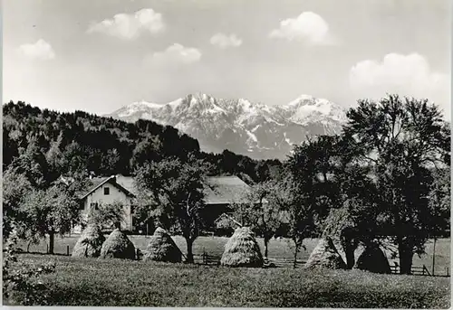 Bad Heilbrunn Bad Heilbrunn Haus Enzian ungelaufen ca. 1965 / Bad Heilbrunn /Bad Toelz-Wolfratshausen LKR