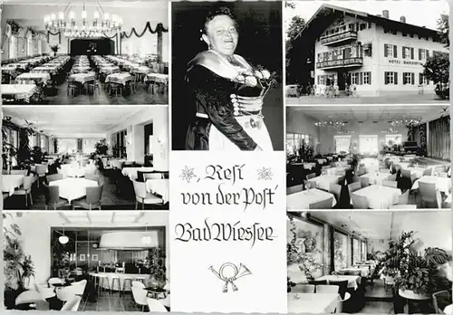 Bad Wiessee Bad Wiessee Hotel Gaststaette Post x 1965 / Bad Wiessee /Miesbach LKR