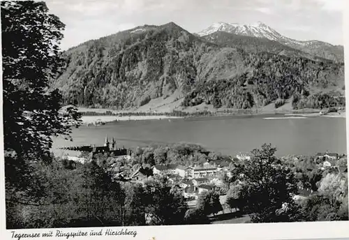 Tegernsee Tegernsee Ringspitze Hirschberg ungelaufen ca. 1955 / Tegernsee /Miesbach LKR