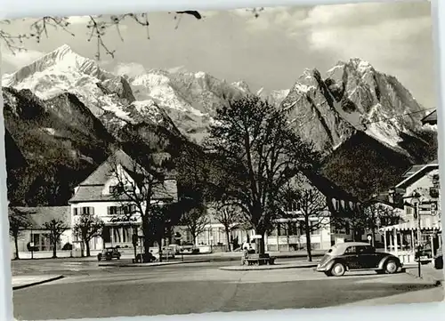 Garmisch-Partenkirchen Garmisch-Partenkirchen Marktplatz  x 1960 / Garmisch-Partenkirchen /Garmisch-Partenkirchen LKR