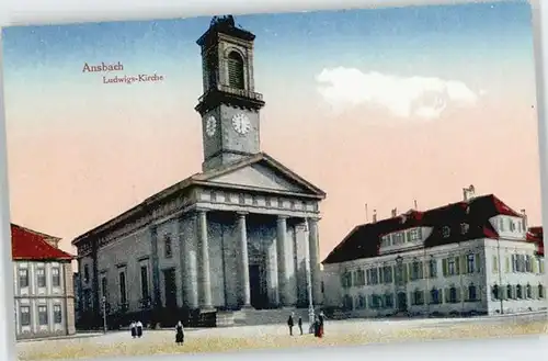Ansbach Mittelfranken Ansbach Ludwigs Kirche * 1920 / Ansbach /Ansbach LKR