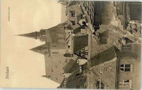 Ansbach Mittelfranken Ansbach Johannis Kirche  * 1910 / Ansbach /Ansbach LKR