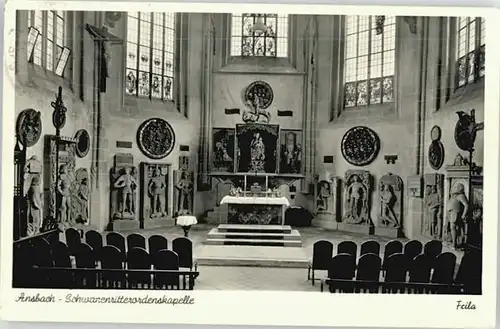 Ansbach Mittelfranken Ansbach Schwanenritterordens Kapelle x 1958 / Ansbach /Ansbach LKR