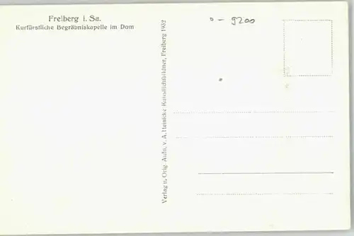 Freiberg Sachsen Freiberg Sachsen Begraebnisskapelle * 1940 / Freiberg /Mittelsachsen LKR