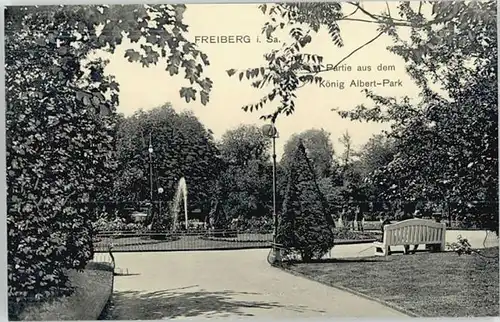 Freiberg Sachsen Freiberg Sachsen Koenig Albert Park * 1910 / Freiberg /Mittelsachsen LKR