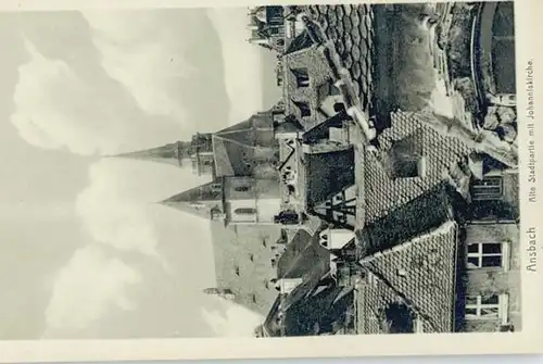 Ansbach Mittelfranken Ansbach Johannis Kirche  * 1920 / Ansbach /Ansbach LKR