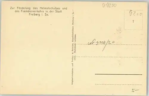 Freiberg Sachsen Freiberg Sachsen Begraebnisskapelle * 1920 / Freiberg /Mittelsachsen LKR