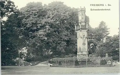 Freiberg Sachsen Freiberg Sachsen Schweden Denkmal  * 1910 / Freiberg /Mittelsachsen LKR