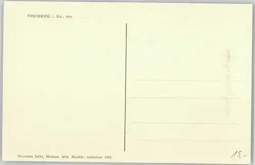 Freiberg Sachsen Freiberg Sachsen  * 1910 / Freiberg /Mittelsachsen LKR