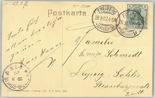 Freiberg Sachsen Freiberg Sachsen Tulpenkanzel x 1907 / Freiberg /Mittelsachsen LKR