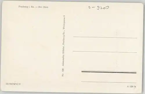 Freiberg Sachsen Freiberg Sachsen Bergmannkanzel Tulpenkanzel * 1940 / Freiberg /Mittelsachsen LKR