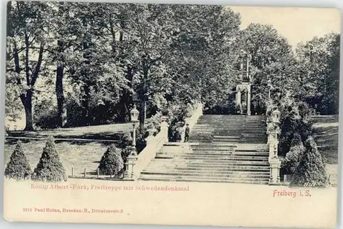 Freiberg Sachsen Freiberg Sachsen Koenig Albert Park x 1914 / Freiberg /Mittelsachsen LKR