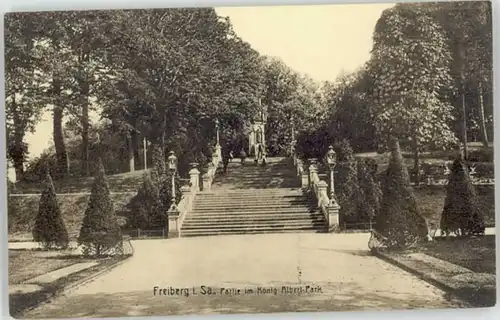 Freiberg Sachsen Freiberg Sachsen Koenig Albert Park x 1913 / Freiberg /Mittelsachsen LKR