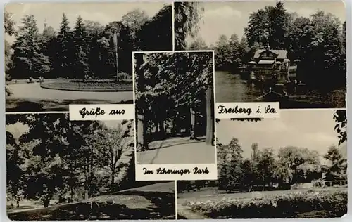 Freiberg Sachsen Freiberg Sachsen Scheringer Park x 1960 / Freiberg /Mittelsachsen LKR