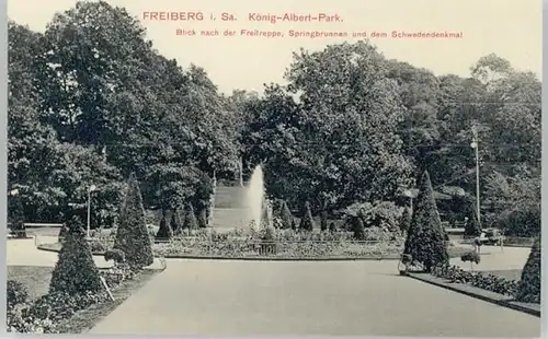 Freiberg Sachsen Freiberg Sachsen Koenig Albert Park * 1910 / Freiberg /Mittelsachsen LKR