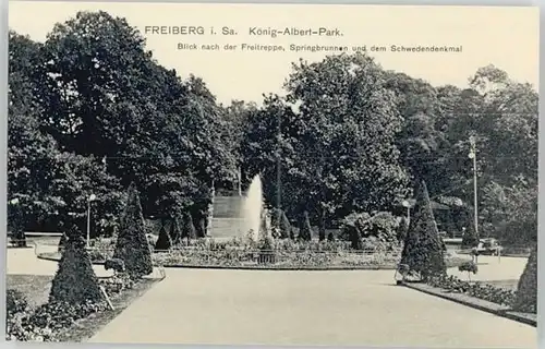 Freiberg Sachsen Freiberg Sachsen Koenig Albert Park * 1910 / Freiberg /Mittelsachsen LKR