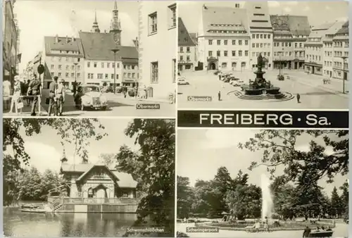 Freiberg Sachsen Freiberg Sachsen Scheringerpark Schwanschloesschen x 1971 / Freiberg /Mittelsachsen LKR
