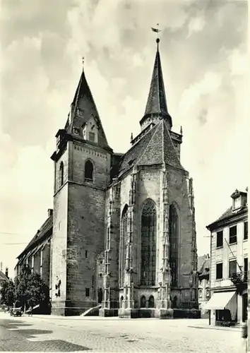 Ansbach Mittelfranken Ansbach Johannis Kirche  * 1965 / Ansbach /Ansbach LKR
