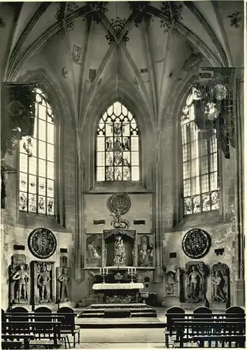 Ansbach Mittelfranken Ansbach Gumbertus Kirche  * 1965 / Ansbach /Ansbach LKR