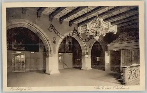 Freiberg Sachsen Freiberg Sachsen Rathaus Diele * 1920 / Freiberg /Mittelsachsen LKR