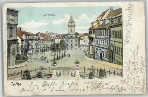 Gotha Thueringen Gotha Marktplatz x / Gotha /Gotha LKR