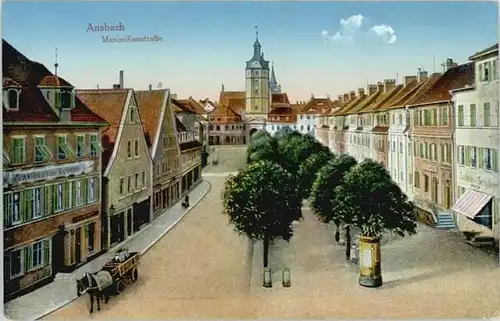 Ansbach Mittelfranken Ansbach Maximilianstrasse * / Ansbach /Ansbach LKR