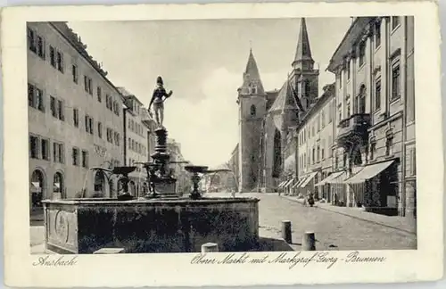 Ansbach Mittelfranken Ansbach Georg Brunnen * / Ansbach /Ansbach LKR