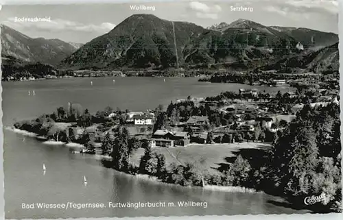 Bad Wiessee Bad Wiessee Furtwaenglerbucht Wallberg Fliegeraufnahme * / Bad Wiessee /Miesbach LKR